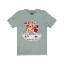 Load image into Gallery viewer, Boerboel Best In Snow Unisex Jersey Short Sleeve Tee