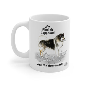 My Finnish Lapphund Ate My Homework Mug