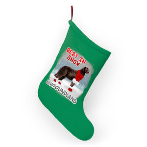 Newfoundland Best In Snow Christmas Stockings