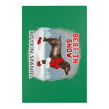 Load image into Gallery viewer, Boykin Spaniel Best In Snow Area Rug