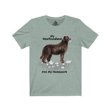 Load image into Gallery viewer, My Newfoundland Ate My Homework Unisex Jersey Short Sleeve Tee