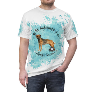 Border Terrier Pet Fashionista All Over Print Shirt