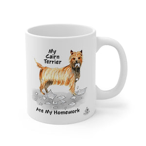 My Cairn Terrier Ate My Homework Mug