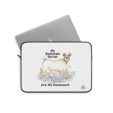 Load image into Gallery viewer, My Sealyham Ate My Homework Laptop Sleeve