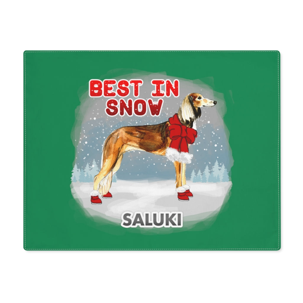 Saluki Best In Snow Placemat