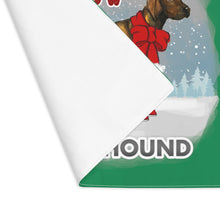 Load image into Gallery viewer, Plott Hound Best In Snow Placemat