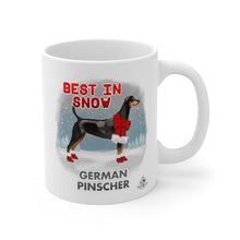 Load image into Gallery viewer, German Pinscher Best In Snow Mug