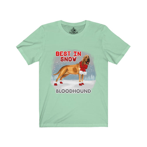 Bloodhound Best In Snow Unisex Jersey Short Sleeve Tee