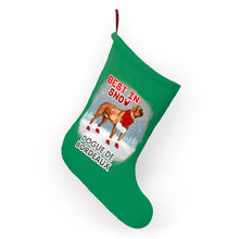 Load image into Gallery viewer, Dogue de Bordeaux Best In Snow Christmas Stockings