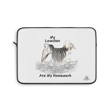 Load image into Gallery viewer, My Lowchen Ate My Homework Laptop Sleeve