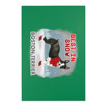 Load image into Gallery viewer, Boston Terrier Best In Snow Area Rug