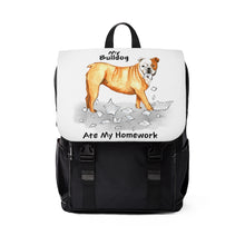 Load image into Gallery viewer, My Bulldog Ate My My Homework Backpack