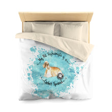 Load image into Gallery viewer, Cocker Spaniel Pet Fashionista Duvet Cover