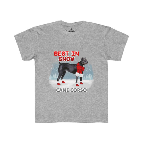 Cane Corso Best In Snow Kids Regular Fit Tee