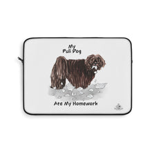 Load image into Gallery viewer, My Puli Ate My Homework Laptop Sleeve