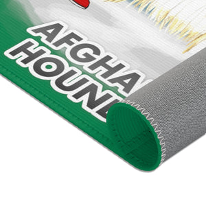 Afghan Hound Best In Snow Area Rug