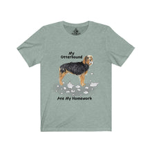 Load image into Gallery viewer, My Otterhound Ate My Homework Unisex Jersey Short Sleeve Tee