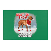 Load image into Gallery viewer, Dogue de Bordeaux Best In Snow Area Rug