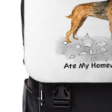 Load image into Gallery viewer, My Border Terrier Ate My Homework Backpack