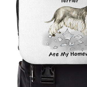 My Cesky Terrier Ate My Homework Backpack