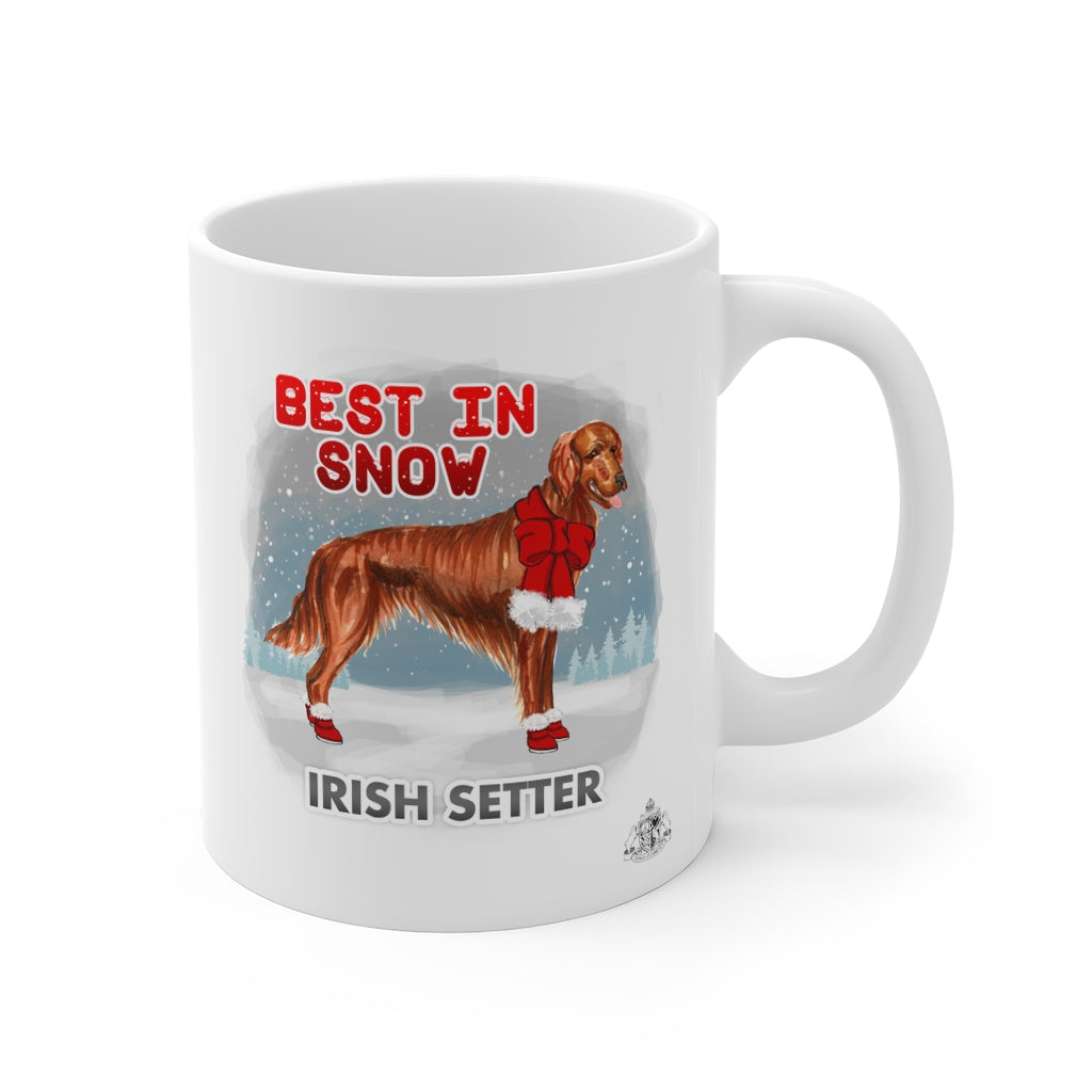 Irish Setter Best In Snow Mug