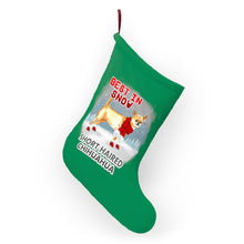 Load image into Gallery viewer, Short Haired Chihuahua Best In Snow Christmas Stockings