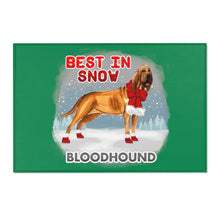 Load image into Gallery viewer, Bloodhound Best In Snow Area Rug