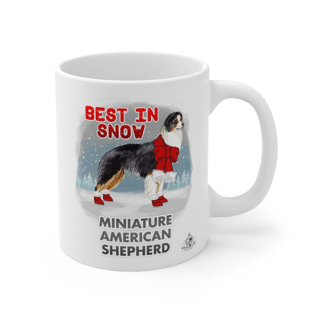 Miniature American Shepherd Best In Snow Mug