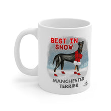 Load image into Gallery viewer, Manchester Terrier Best In Snow Mug