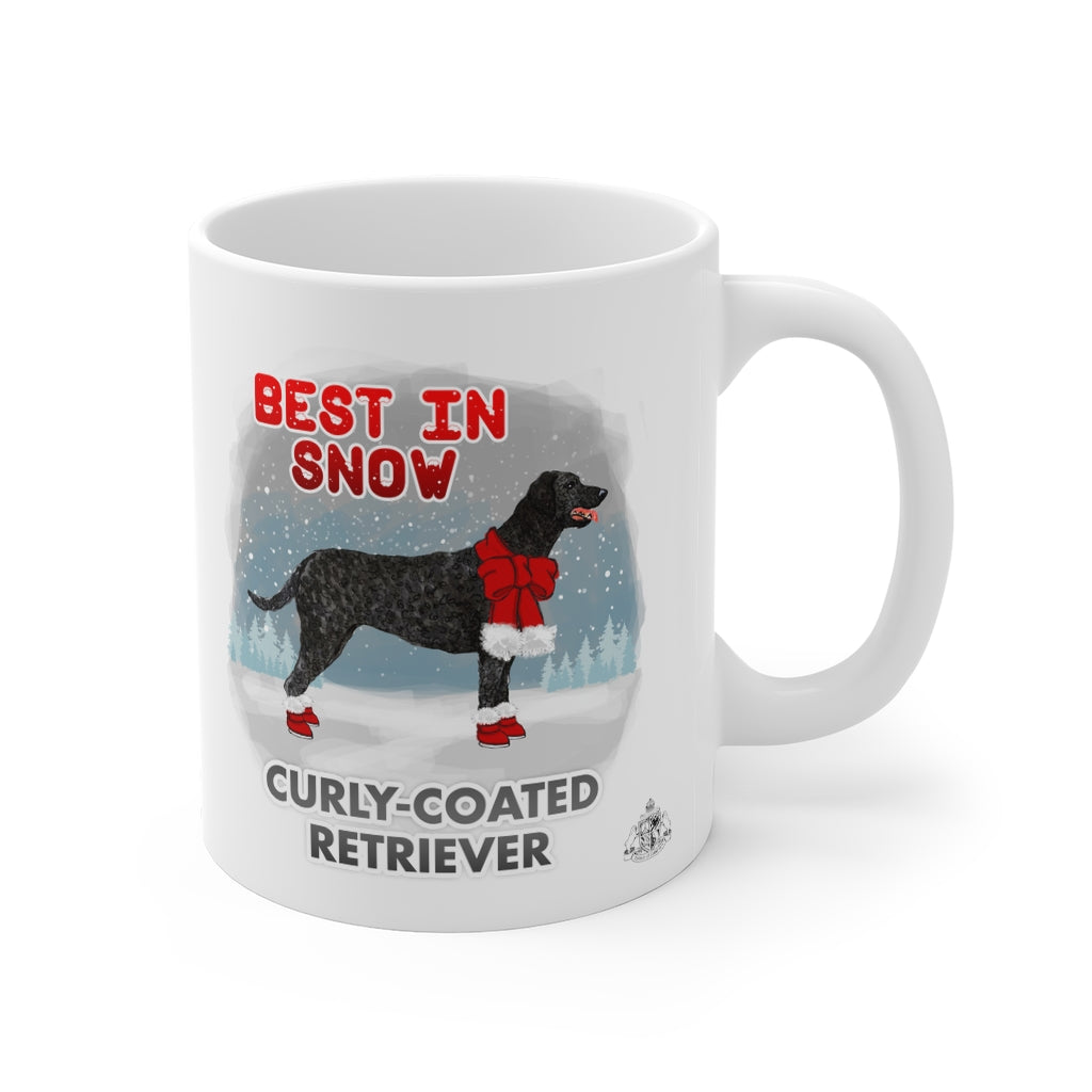 Curly-Coated Retriever Best In Snow Mug
