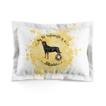 Load image into Gallery viewer, Rottweiler Pet Fashionista Pillow Sham