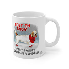 Load image into Gallery viewer, Petit Basset Griffon Vendeen Best In Snow Mug
