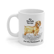 Load image into Gallery viewer, My Norfolk Terrier Ate My Homework Mug