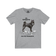 Load image into Gallery viewer, My Schipperke Ate My Homework Unisex Jersey Short Sleeve Tee