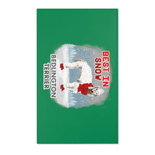 Load image into Gallery viewer, Bedlington Terrier Best In Snow Area Rug