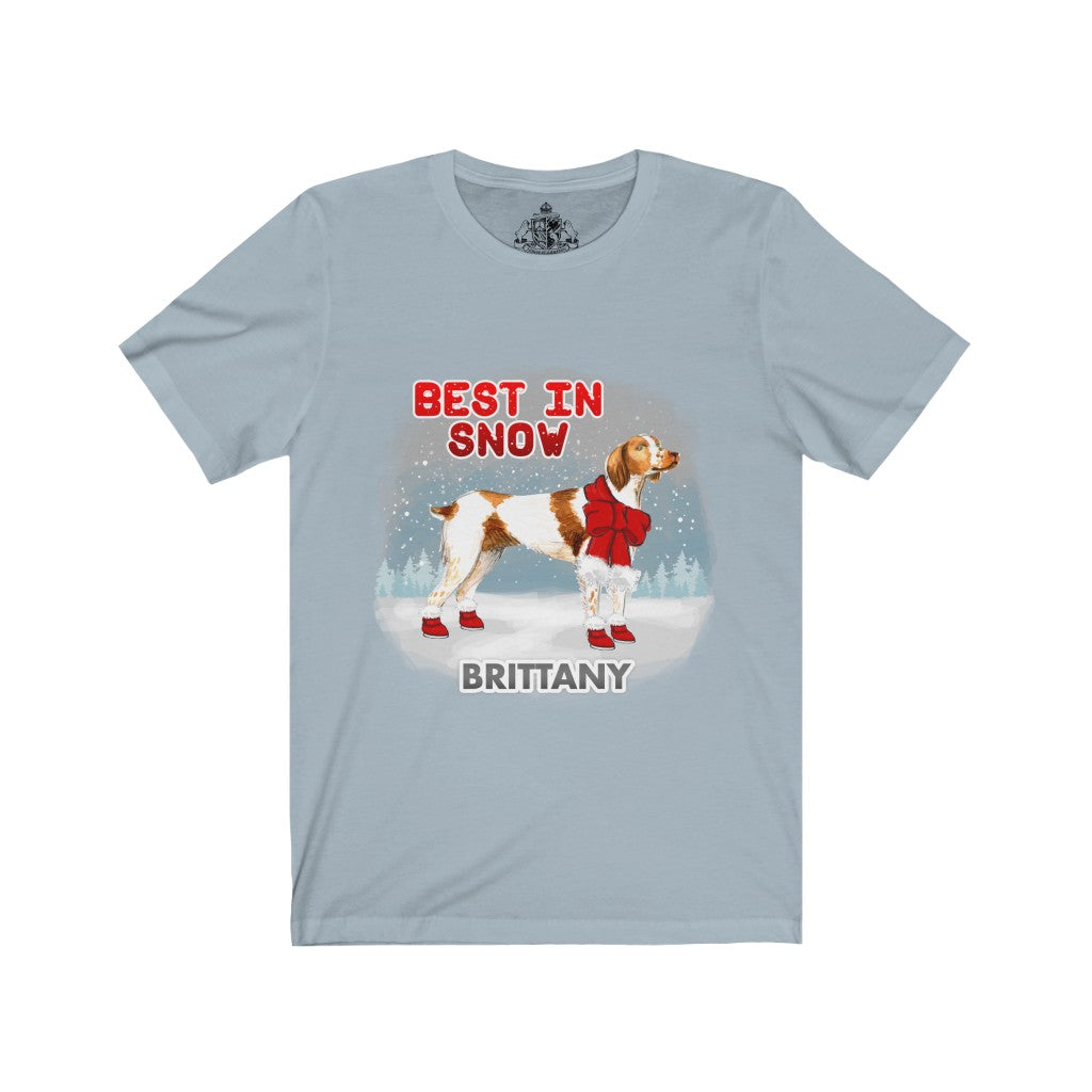 Brittany Best In Snow Unisex Jersey Short Sleeve Tee