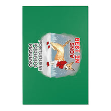 Load image into Gallery viewer, Portuguese Podengo Pequeno Best In Snow Area Rug