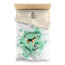 Load image into Gallery viewer, American Foxhound Pet Fashionista Duvet Cover