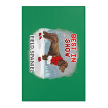 Load image into Gallery viewer, Field Spaniel Best In Snow Area Rug
