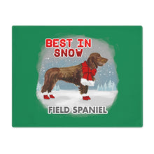 Load image into Gallery viewer, Field Spaniel Best In Snow Placemat