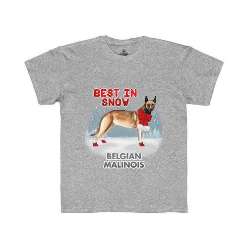 Belgian Malinois Best In Snow Kids Regular Fit Tee