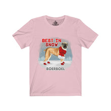 Load image into Gallery viewer, Boerboel Best In Snow Unisex Jersey Short Sleeve Tee