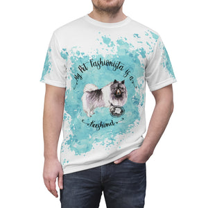 Keeshond Pet Fashionista All Over Print Shirt