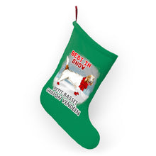 Load image into Gallery viewer, Petit Basset Griffon Vendeen Best In Snow Christmas Stockings