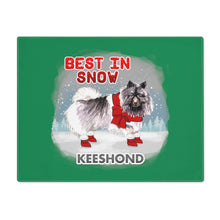 Load image into Gallery viewer, Keeshond Best In Snow Placemat