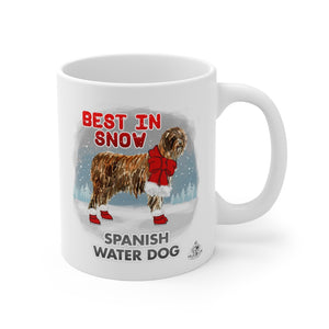 Spanish Water Dog Best In Snow Mug