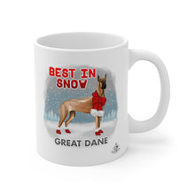 Load image into Gallery viewer, Great Dane Best In Snow Mug