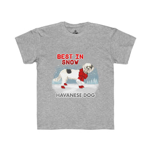 Havanese Best In Snow Kids Regular Fit Tee