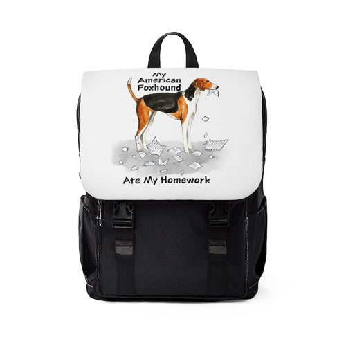 My American Foxhound Ate My Homework Backpack