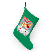 Load image into Gallery viewer, Finnish Spitz Best In Snow Christmas Stockings